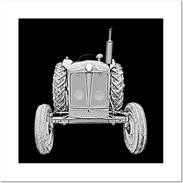 Fordson vintage tractor Wall Art by soitwouldseem